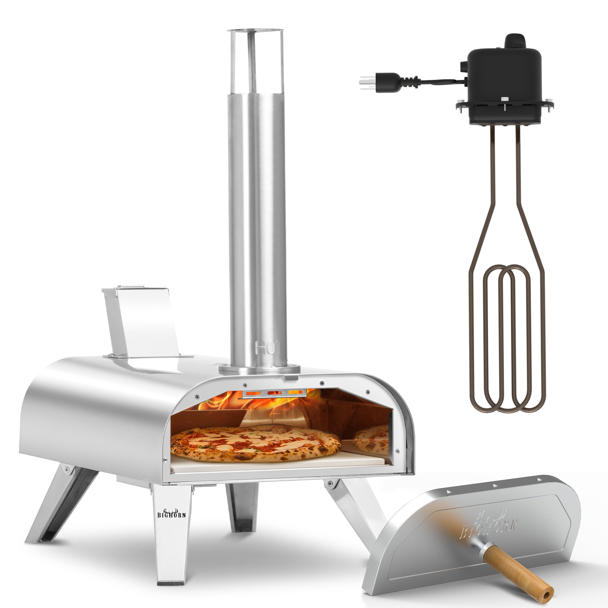 12“ Pellet & Electric Pizza Oven