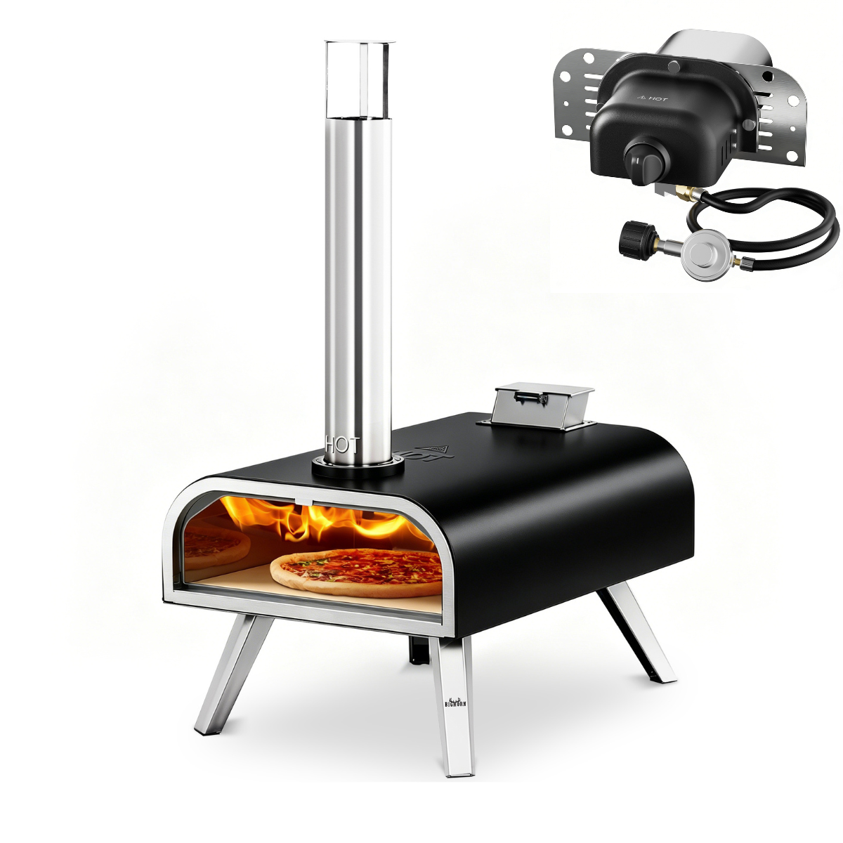 16" Wood Pellet & Gas Pizza Oven