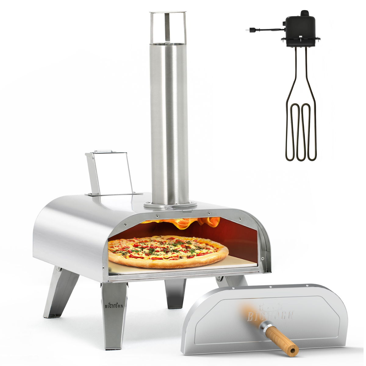 12“ Pellet & Electric Pizza Oven