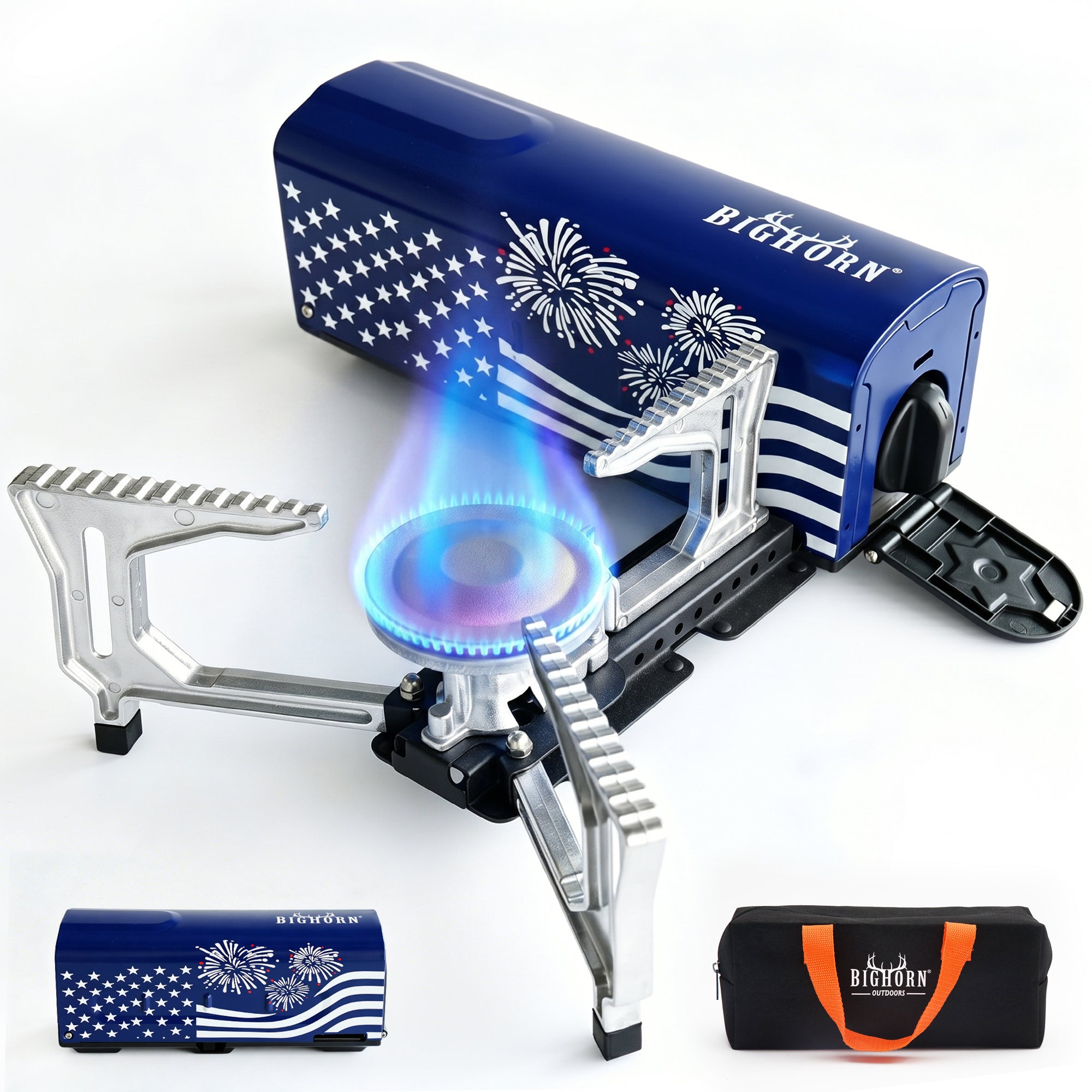 4th of July Special Edition Portable Butane Camping Stove