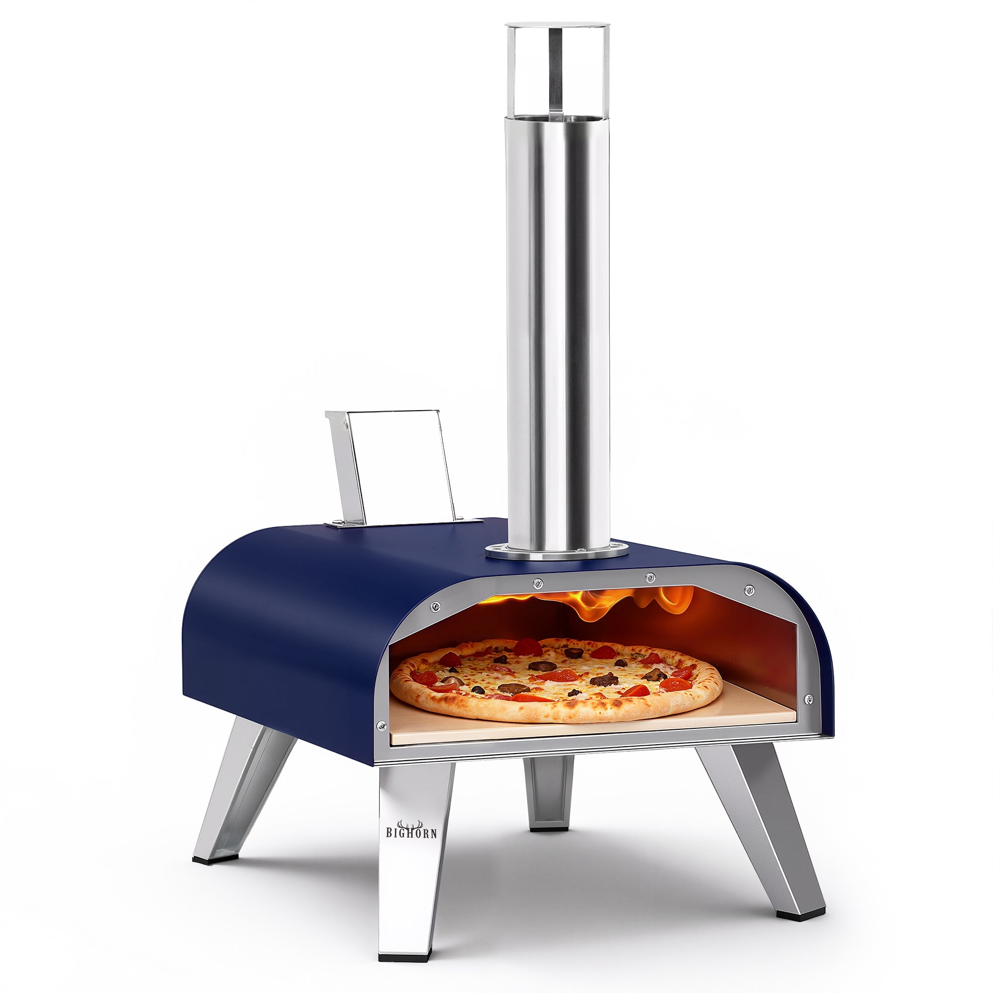 12" Wood Pellet Pizza Oven, Compatible with Gas Burner and Electric Heater Accessories (Sold Separately)