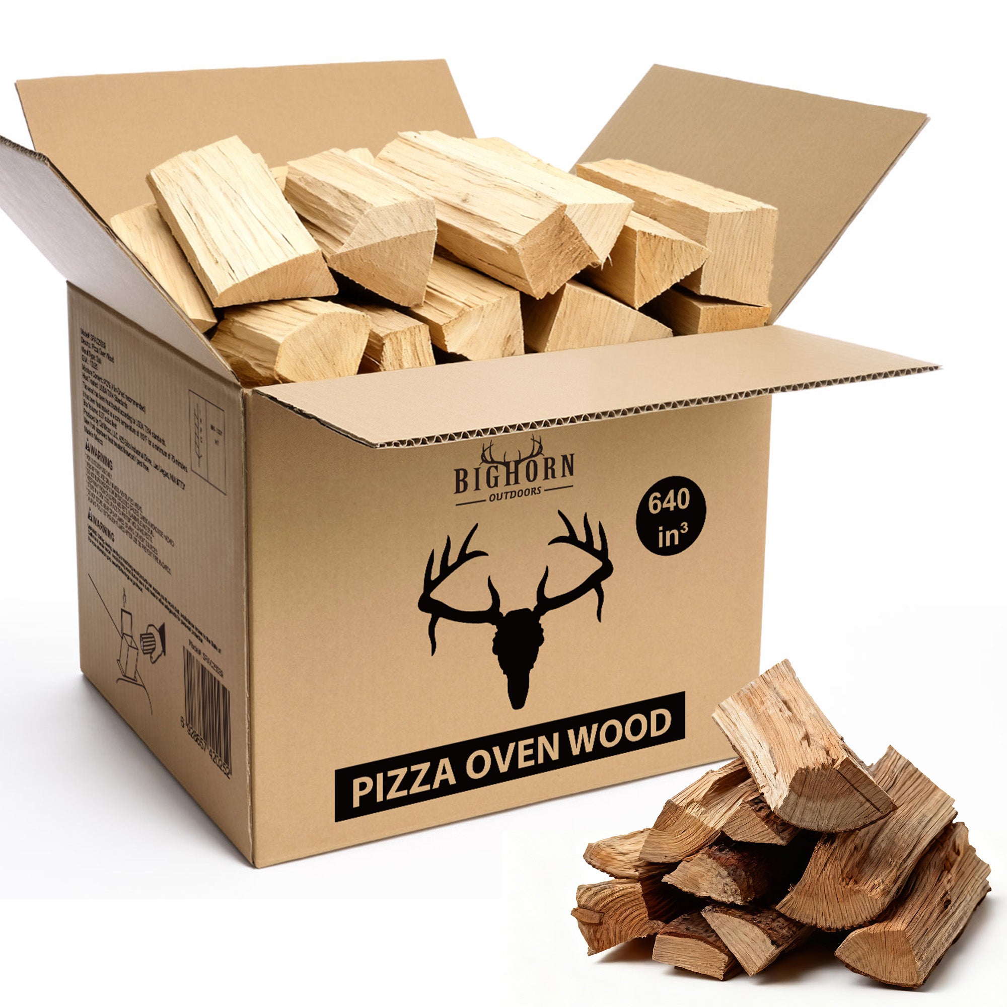 4.5″ Kiln-dried Oak Logs for Wood Pellet Pizza Oven (Approx. 10lbs)