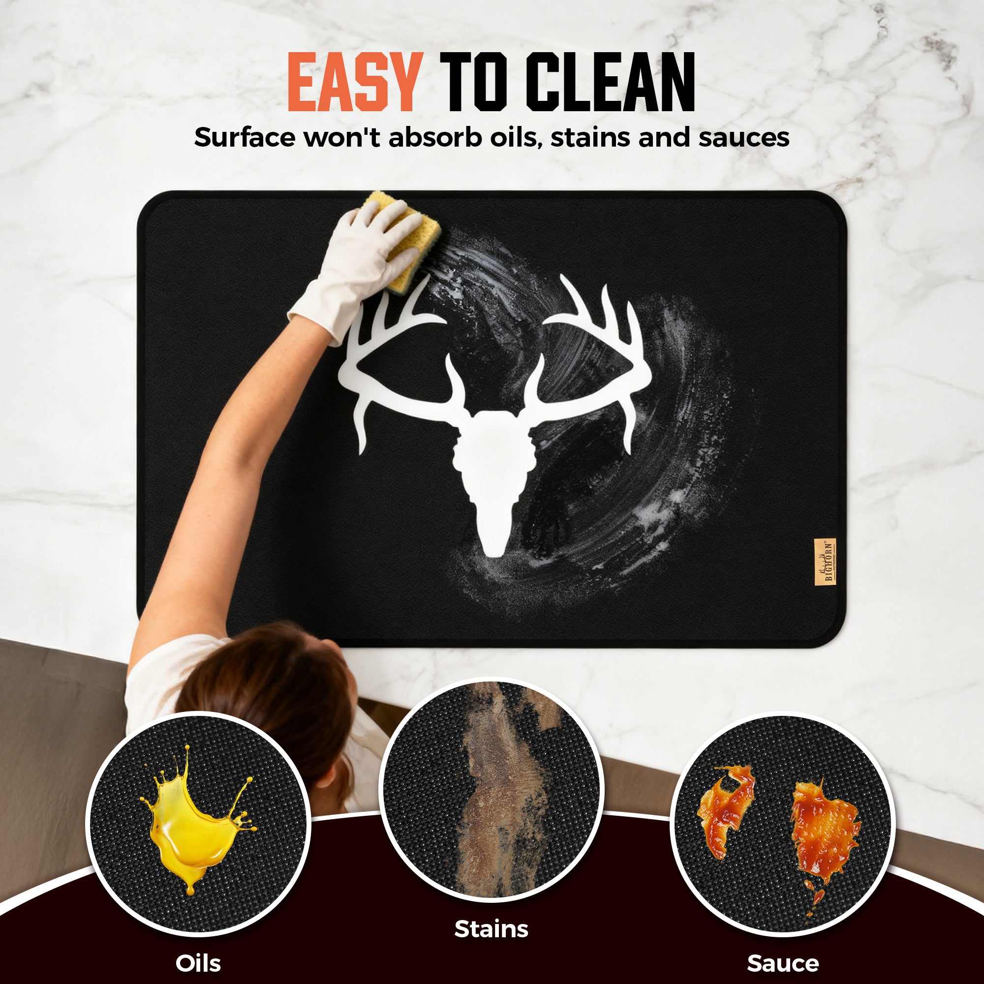 Outdoor Double-Sided Fireproof Grill Mat