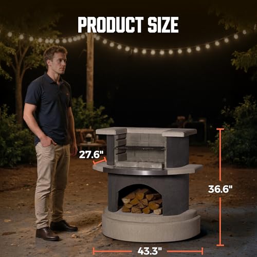 product size: 27.6"D x 43.3"W x 36.59"H