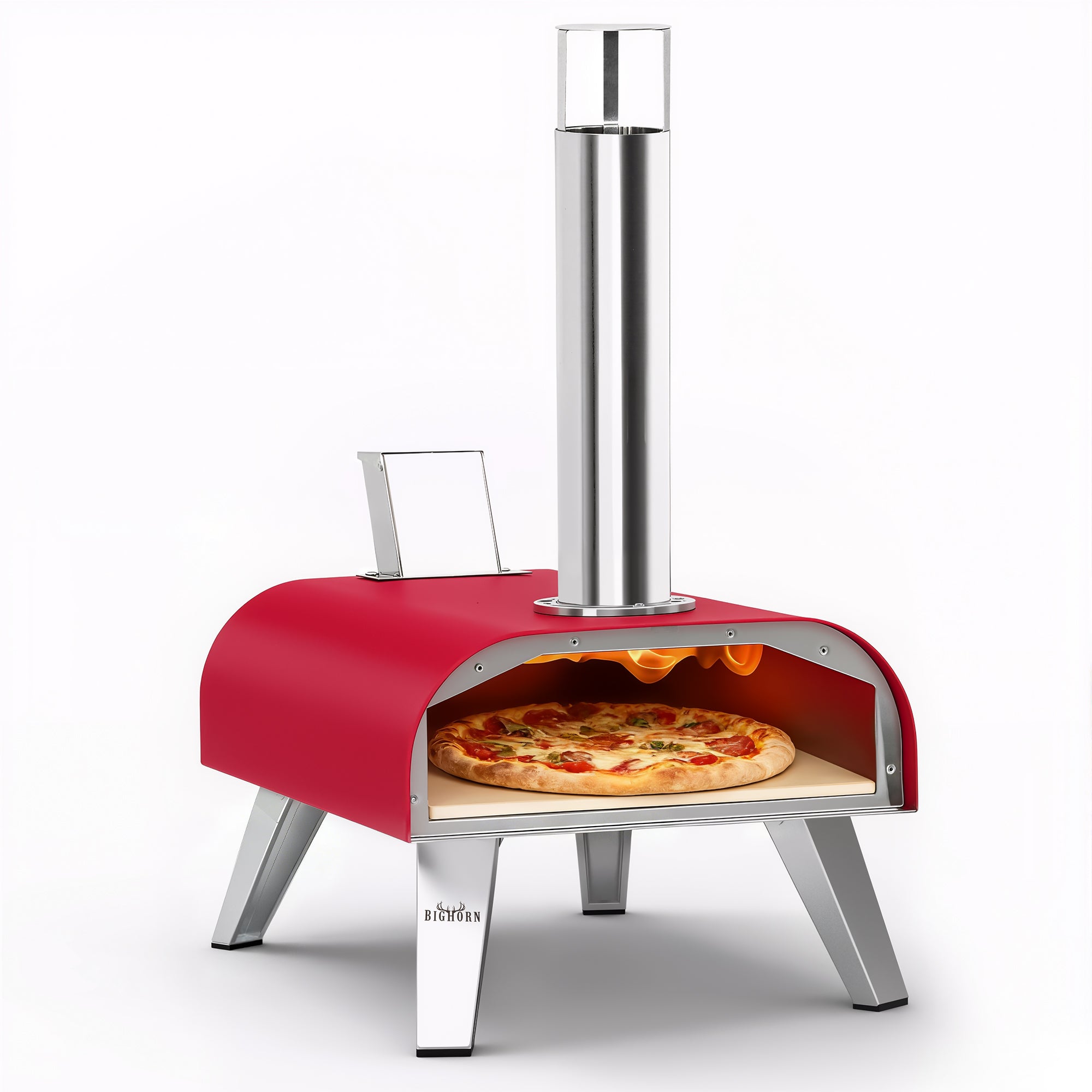 12" Wood Pellet Pizza Oven, Compatible with Gas Burner and Electric Heater Accessories (Sold Separately)- Hot Sale