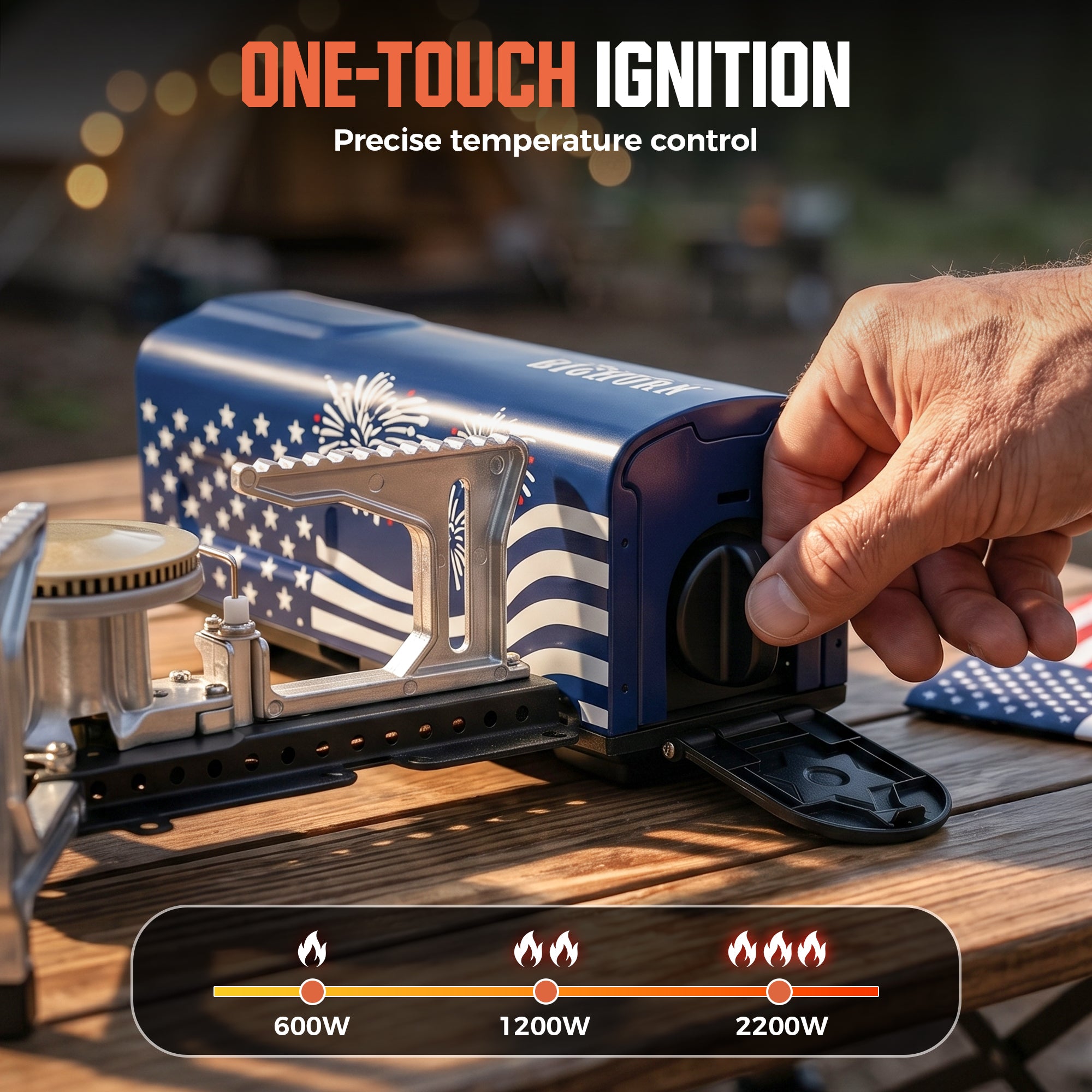4th of July Special Edition Portable Butane Camping Stove
