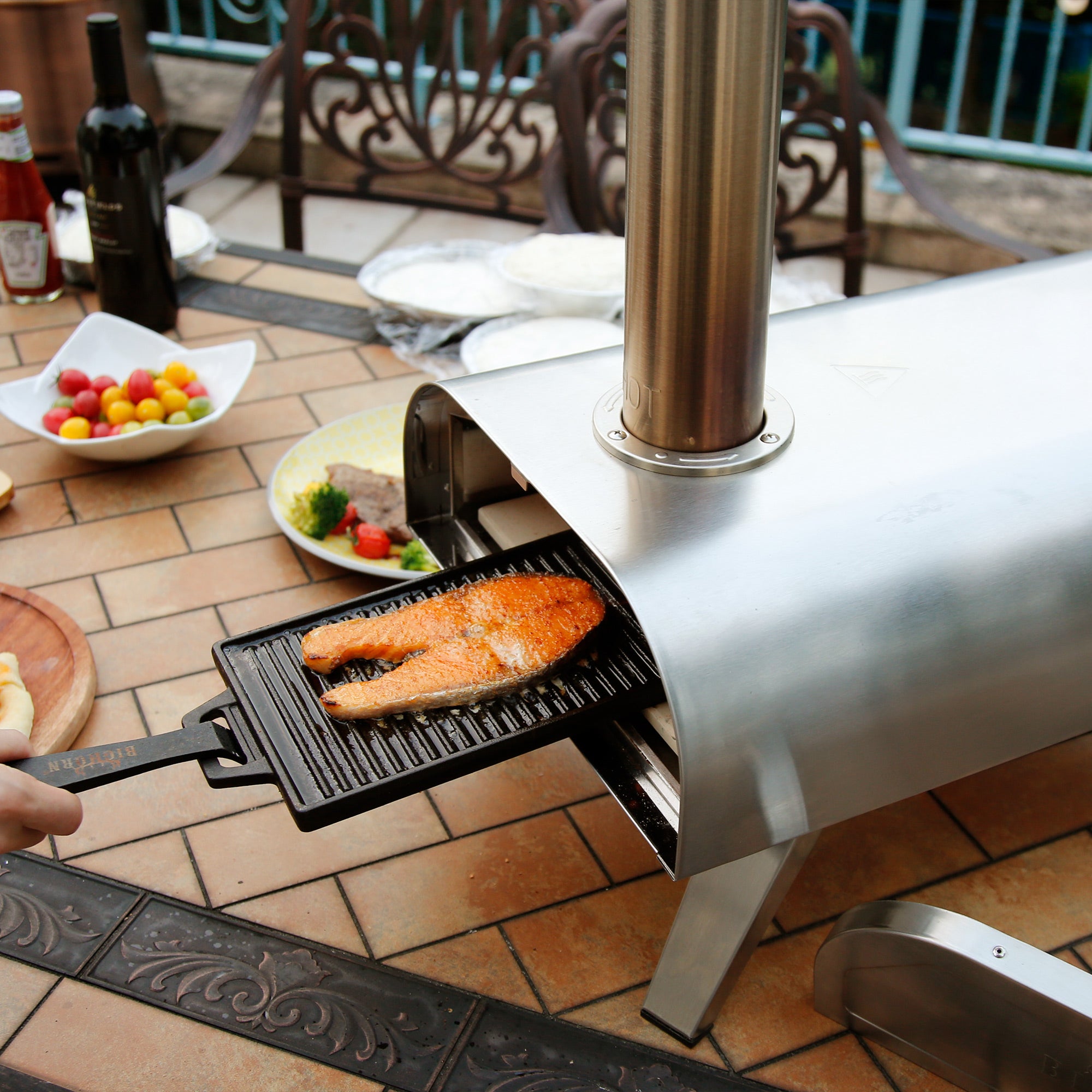 12“ Pellet & Electric Pizza Oven