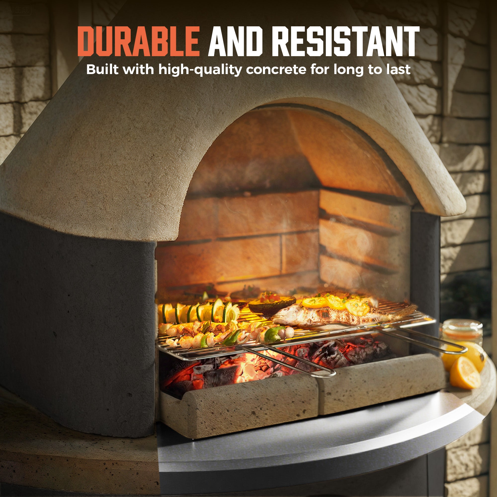 DURABLE AND RESISTANT
Bulit with high-quality concrete for long to last