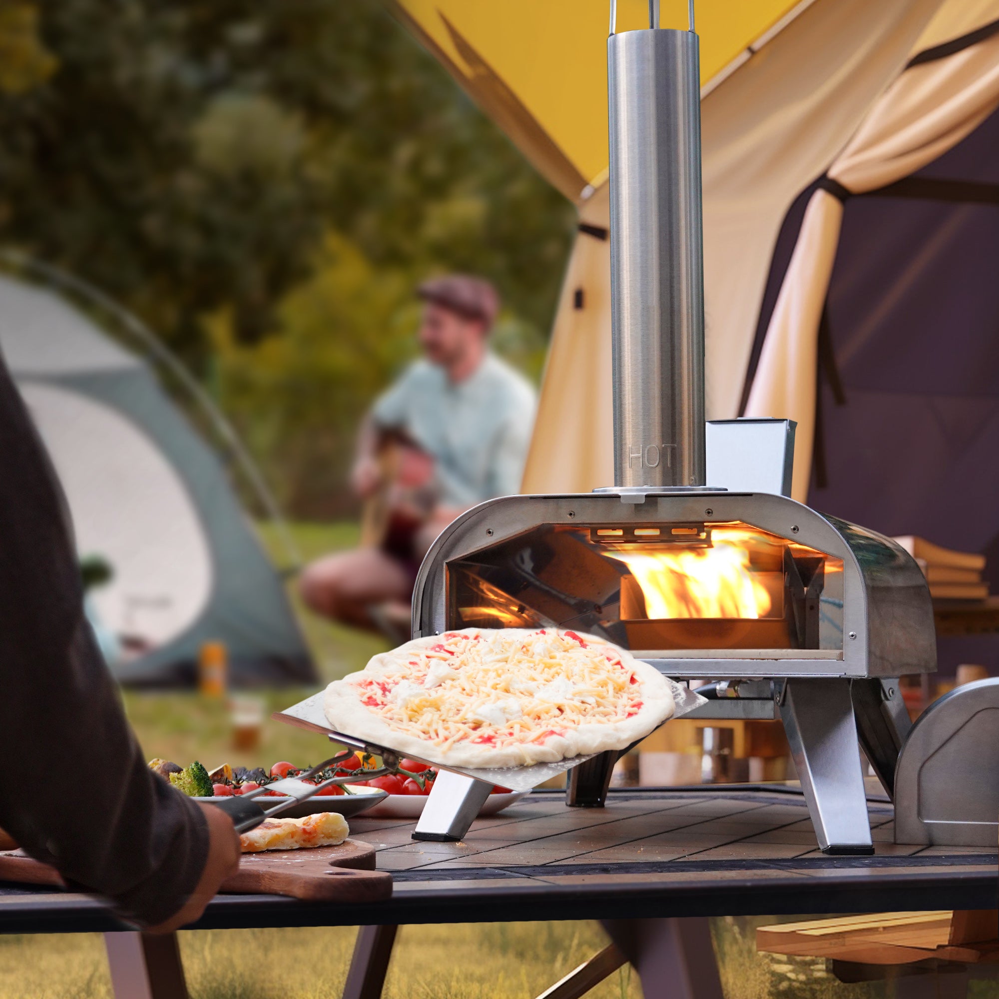 12" Pellet & Gas Pizza Oven