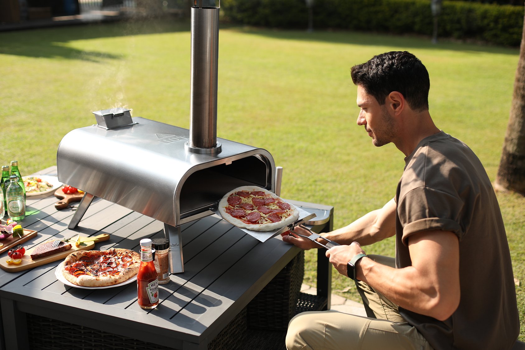 Multi-fuel Pizza Oven