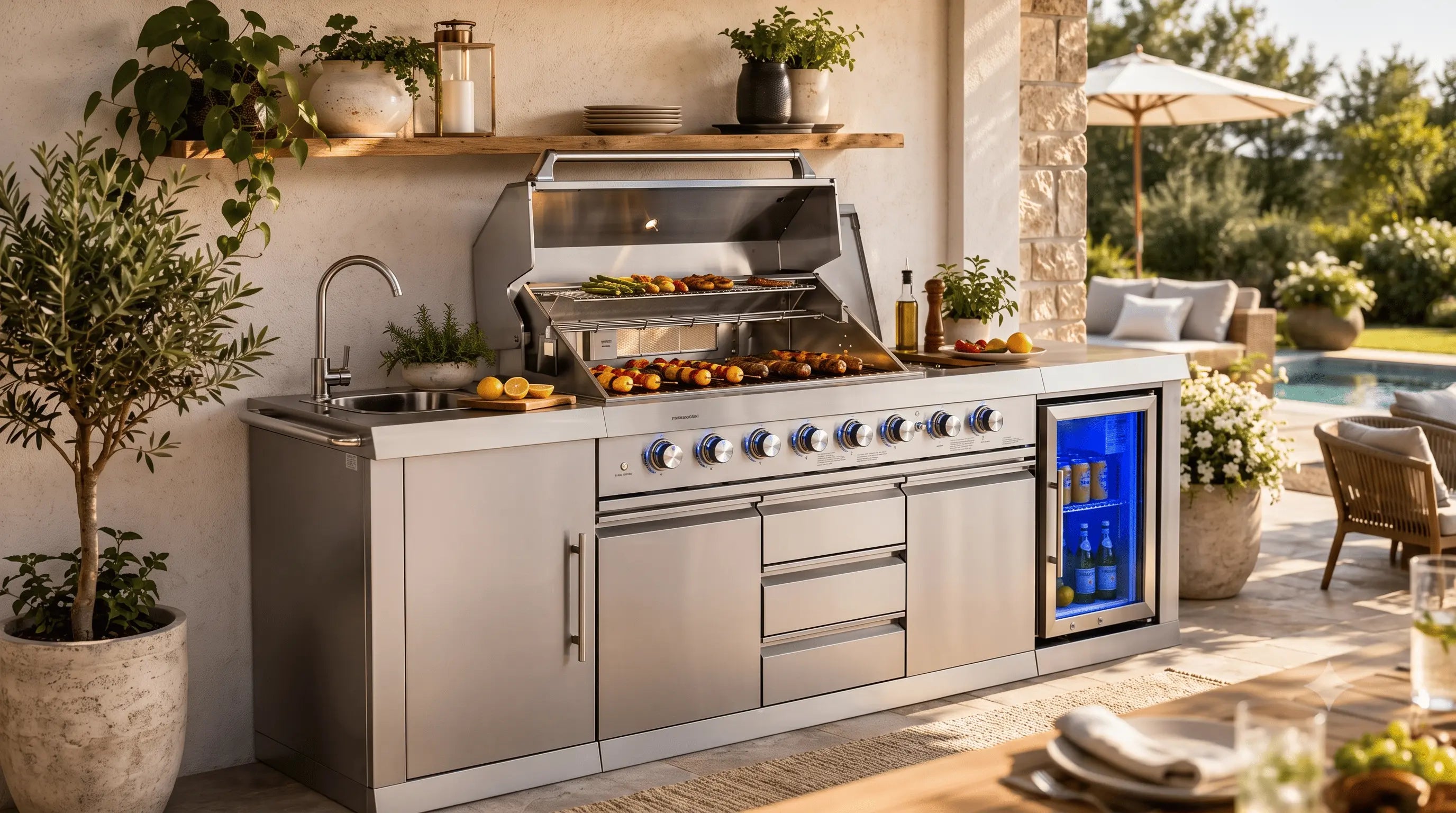 Outdoor Kitchen Island