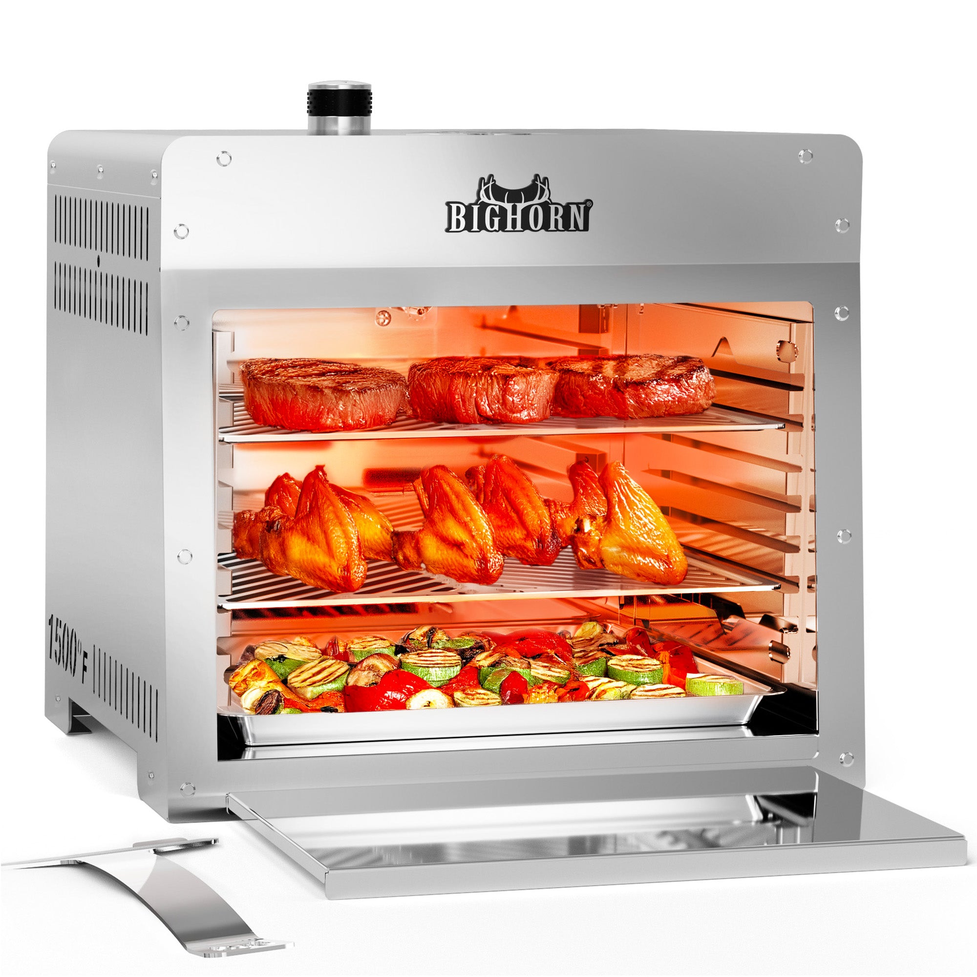 BBQコンロ 1500F Portable Grill | Infrared Steak & Pizza Oven