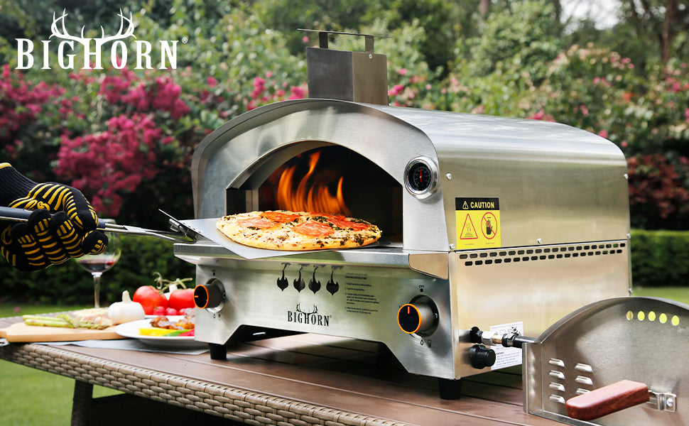 13-inch Gas Pizza Oven | Portable & Fast Outdoor Cooker