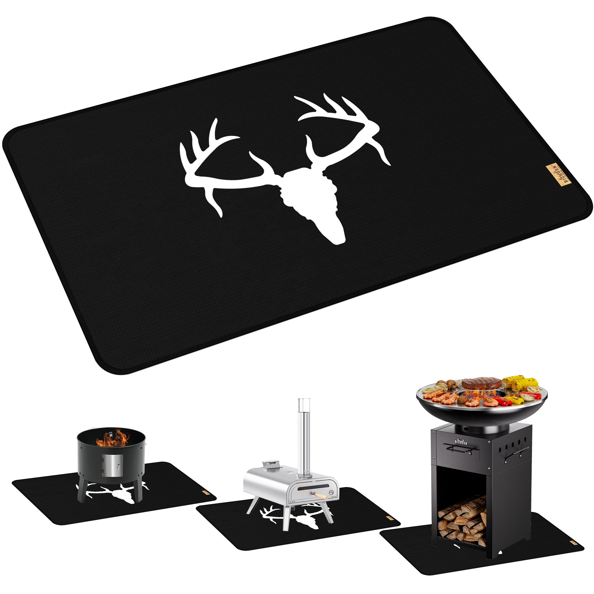 Outdoor Double-Sided Fireproof Grill Mat