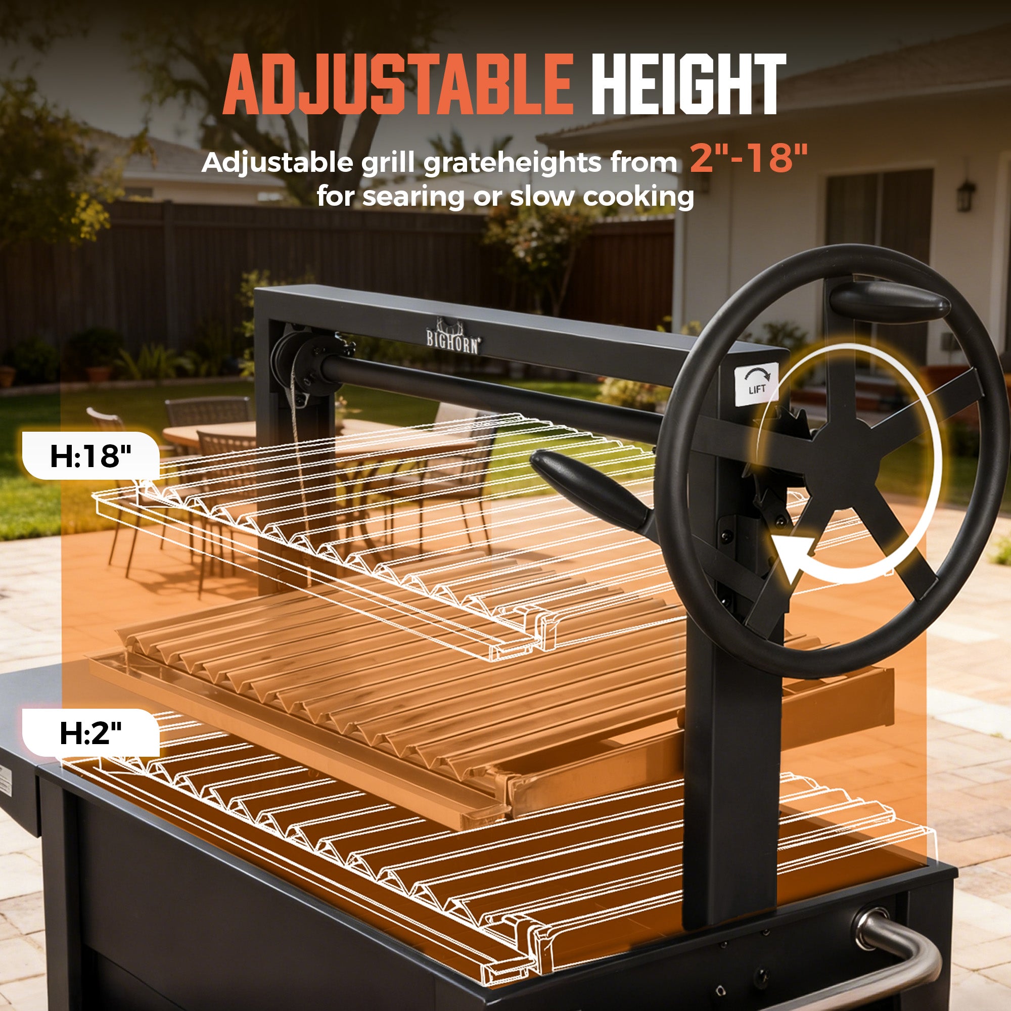 Argentine Santa Maria Style Grill (Parrilla Grill)