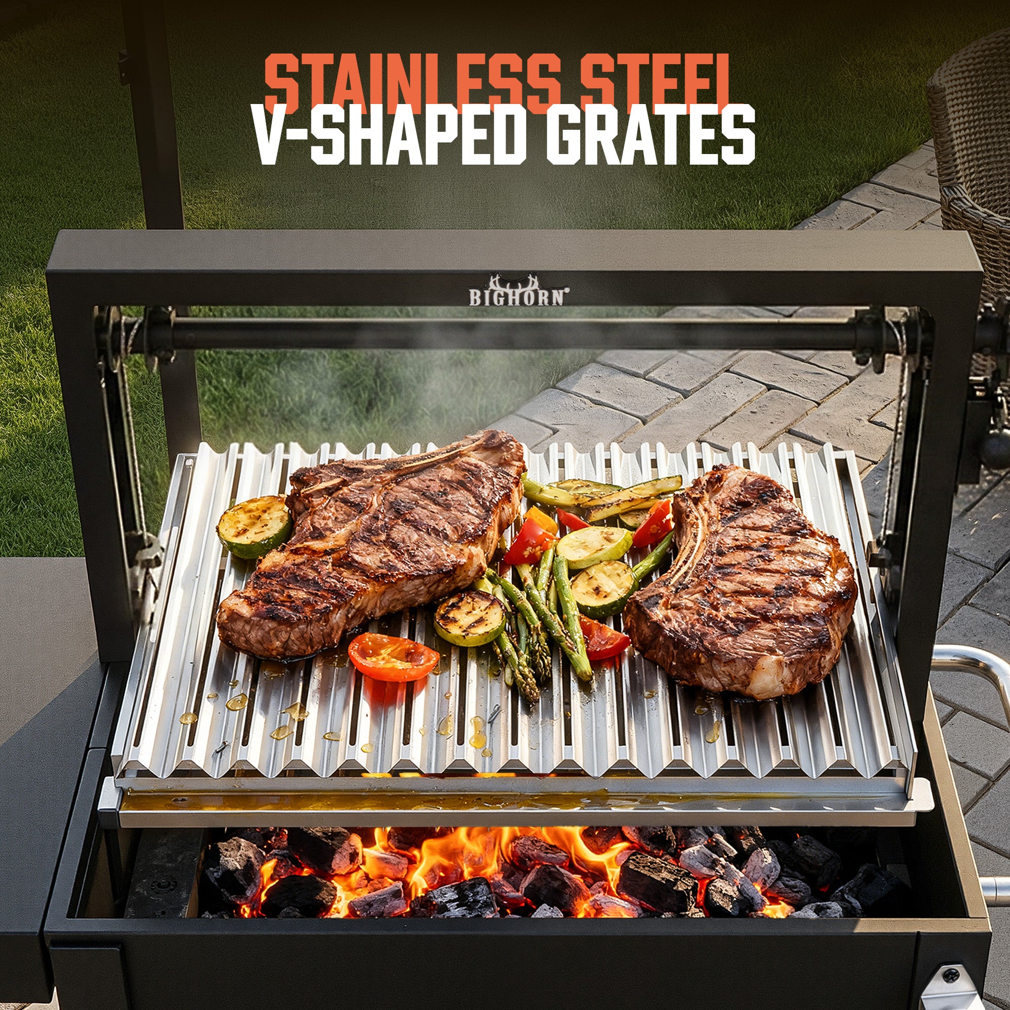Argentine Santa Maria Style Grill Big Horn Outdoors