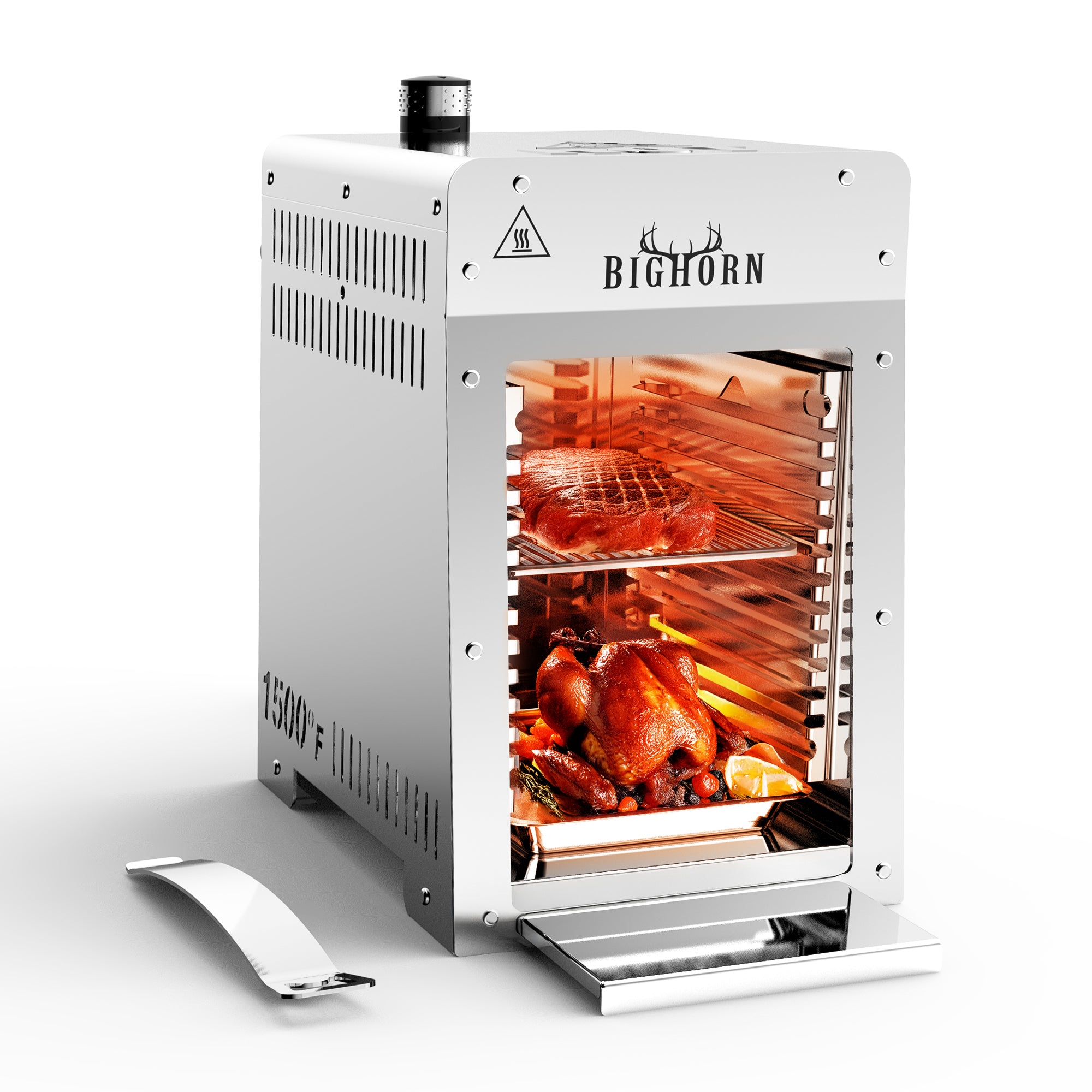 Portable Infrared Broiler Propane Gas Grill, 1500 Degree Stainless Steel Steak Grill