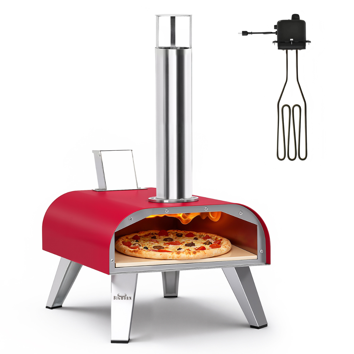 12“ Pellet & Electric Pizza Oven
