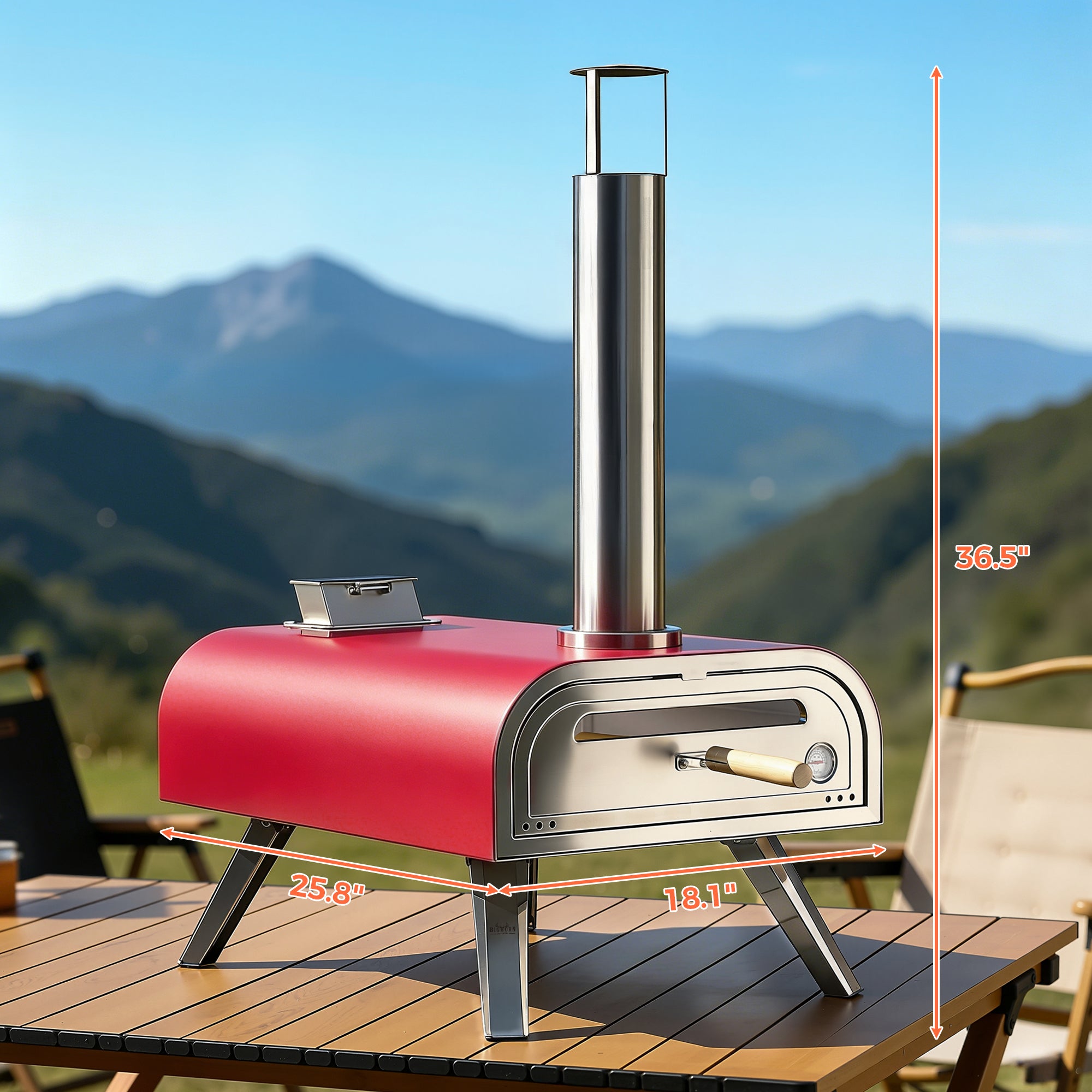 16" Wood Pellet Pizza Oven