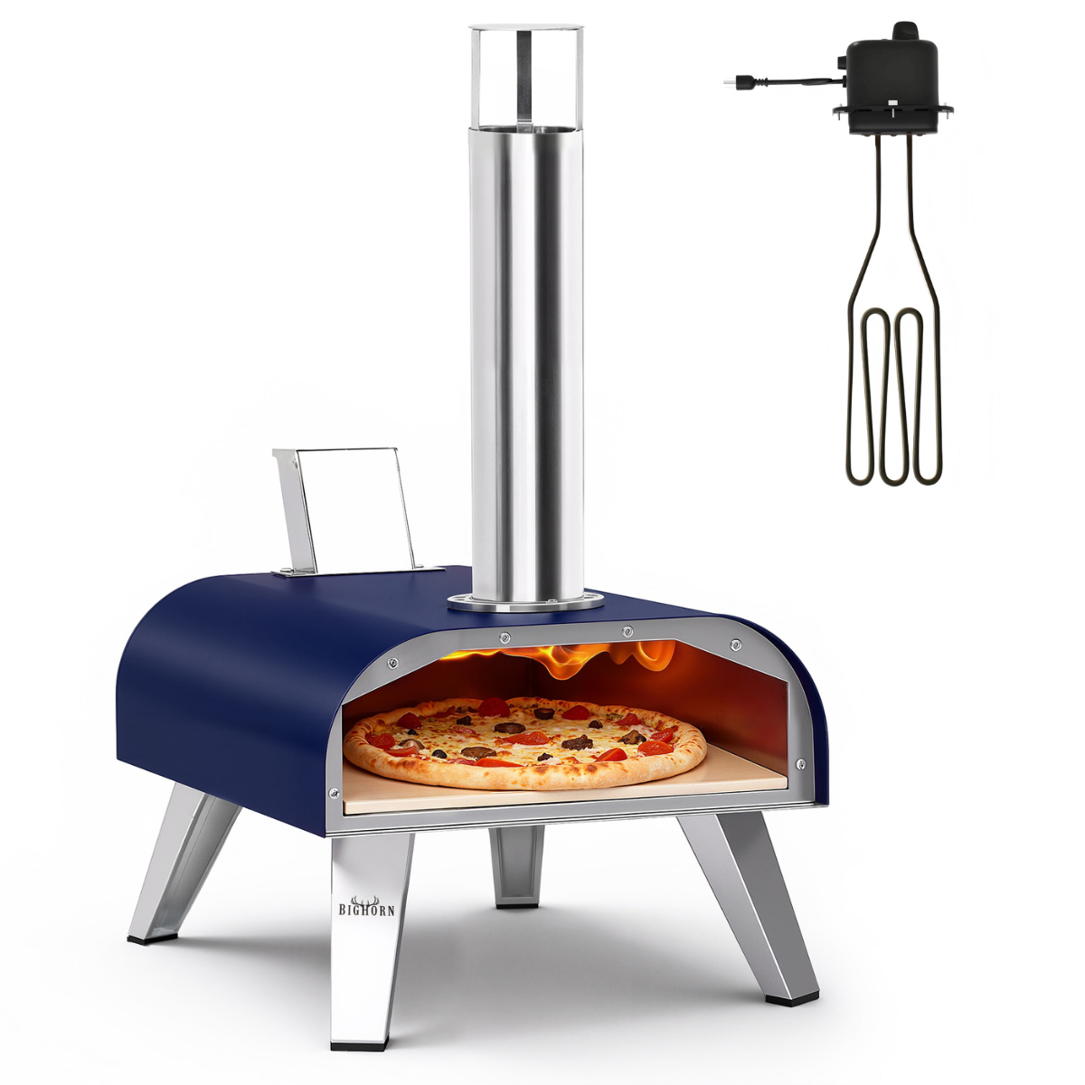 12“ Pellet & Electric Pizza Oven