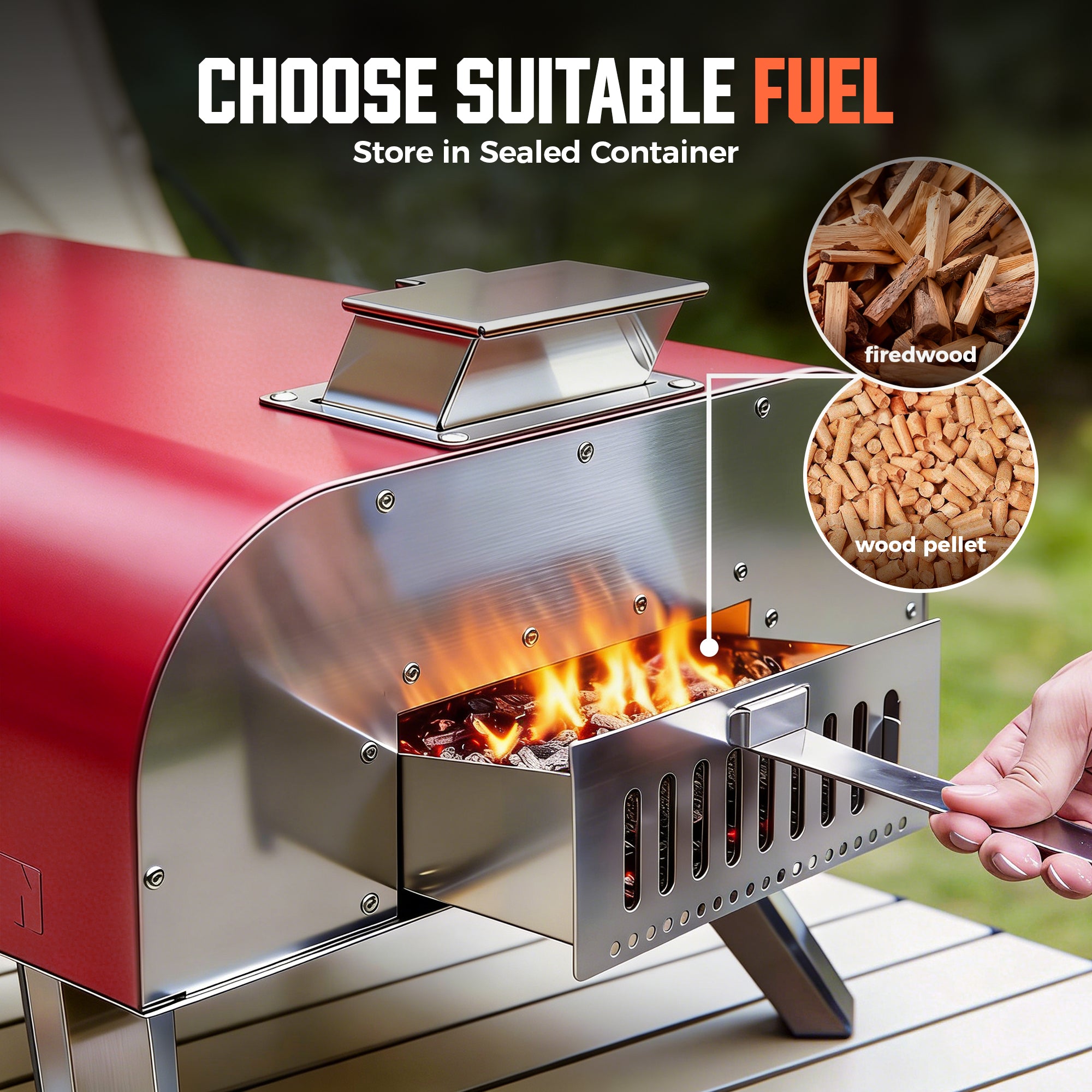 16" Wood Pellet Pizza Oven