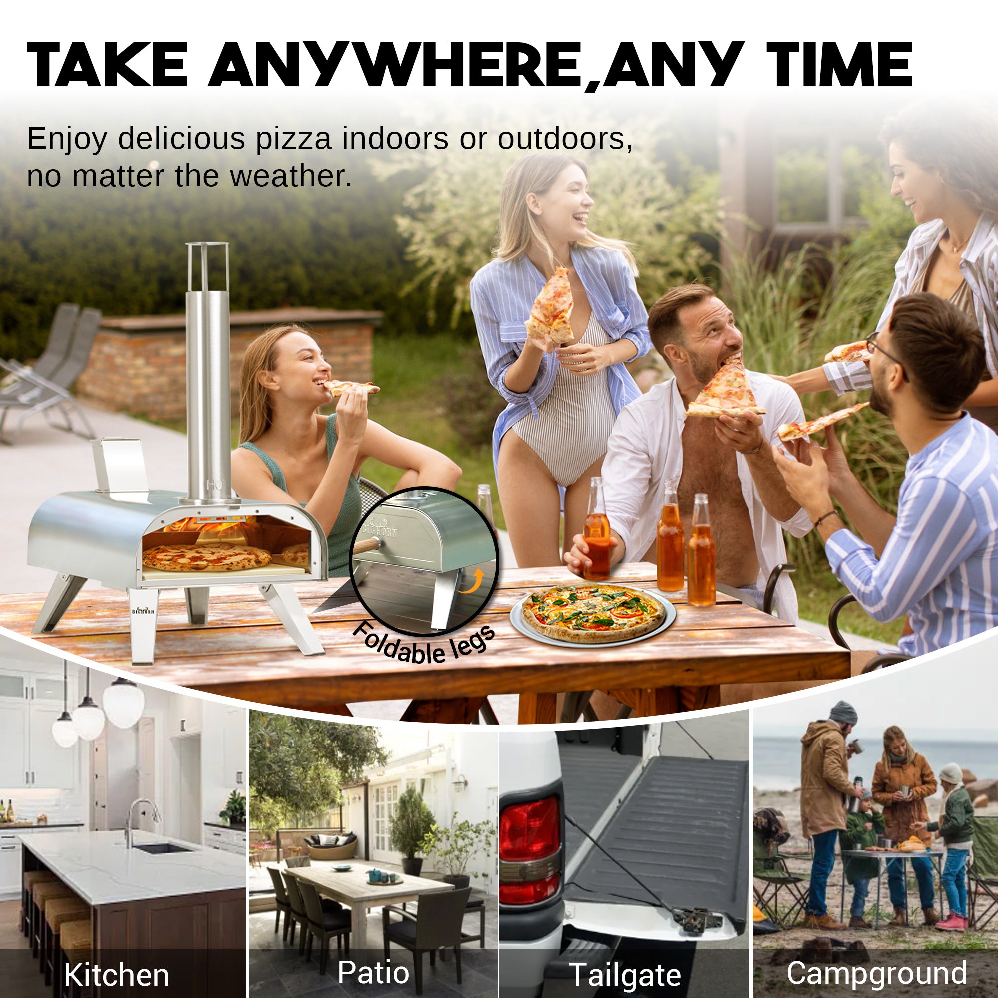 12“ Pellet & Electric Pizza Oven