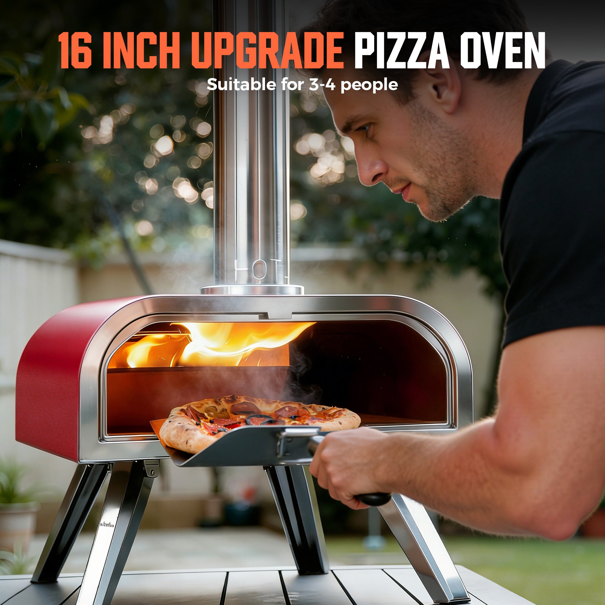 16" Wood Pellet Pizza Oven