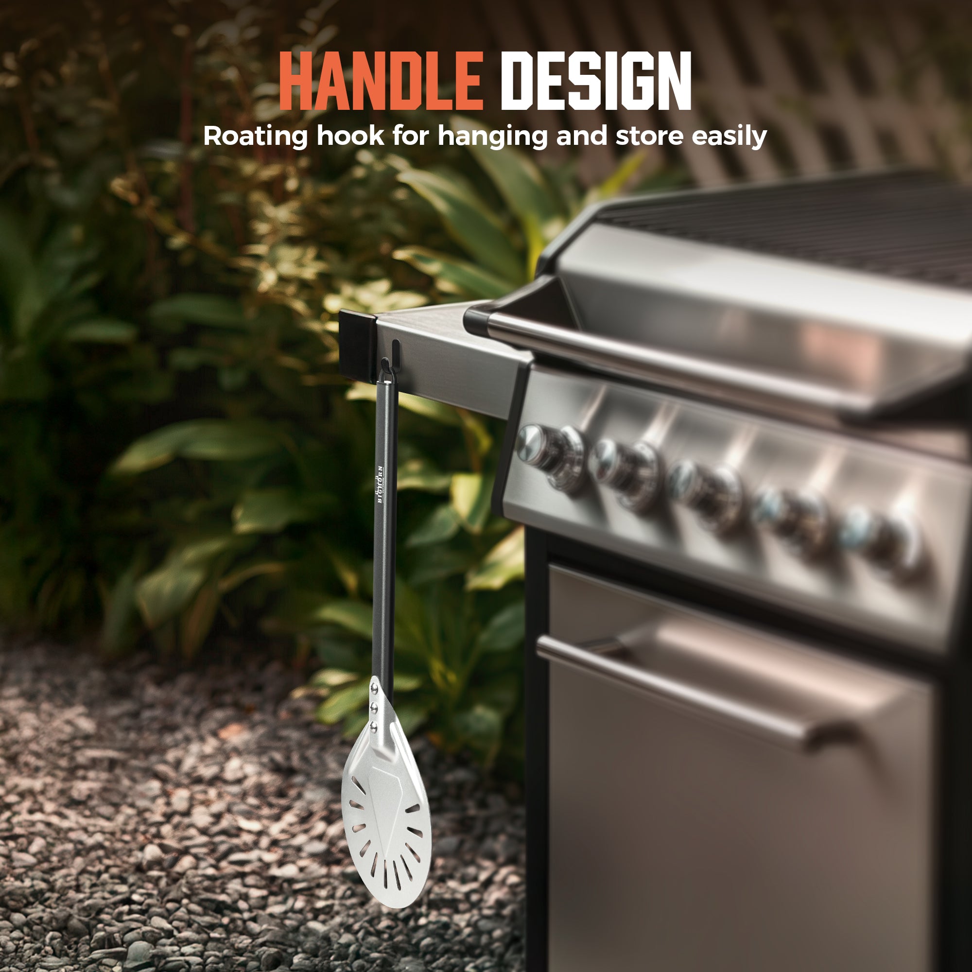 ヒギンズチーフチャレンジ 7 Inch Turning Pizza Peel