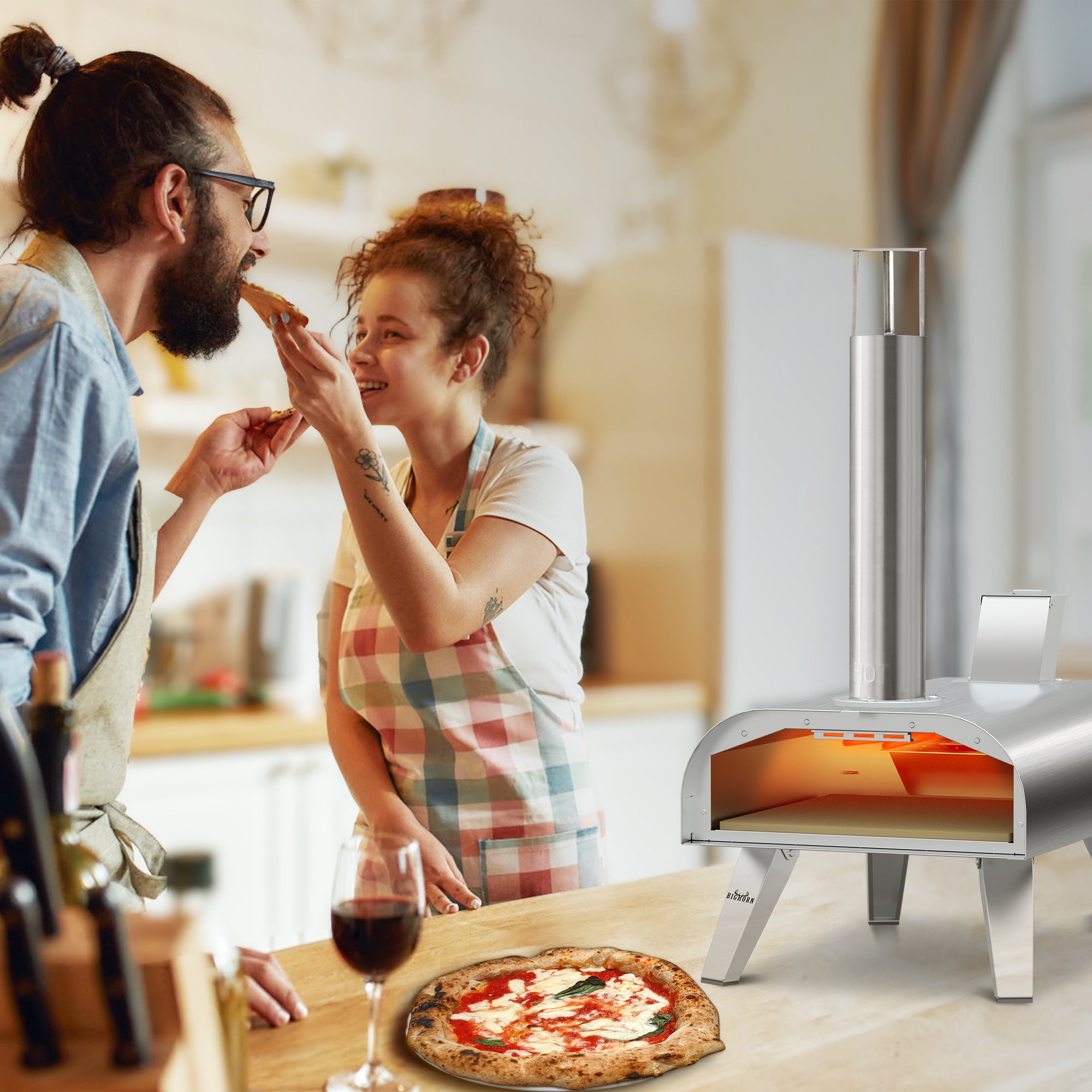 12“ Pellet & Electric Pizza Oven