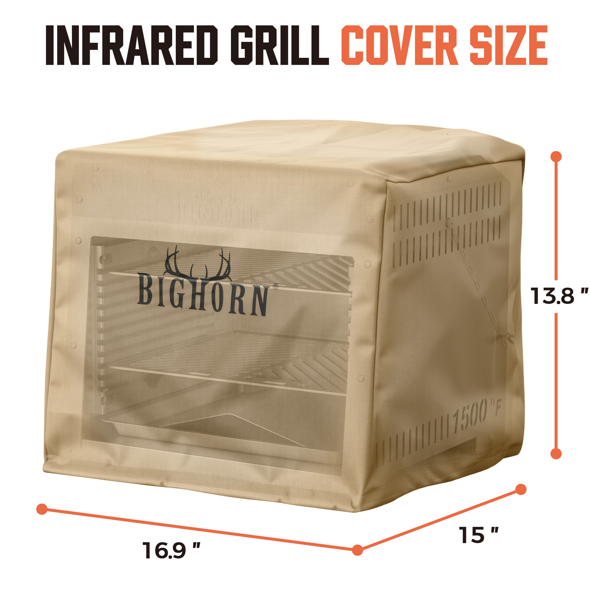 Infrared Steak Grill Cover, Waterproof & Anti-UV